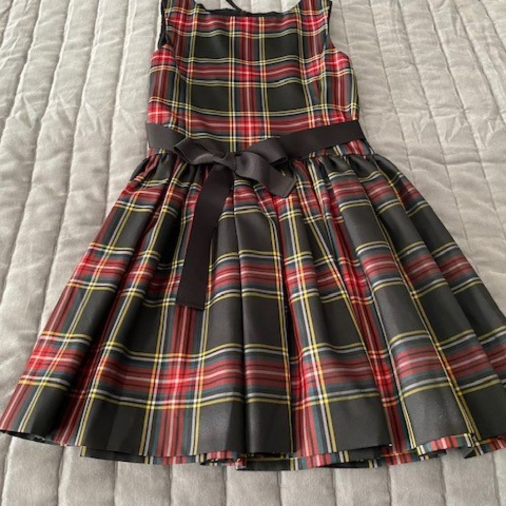 Crewcuts Size 7 Girls Plaid Holiday Dress